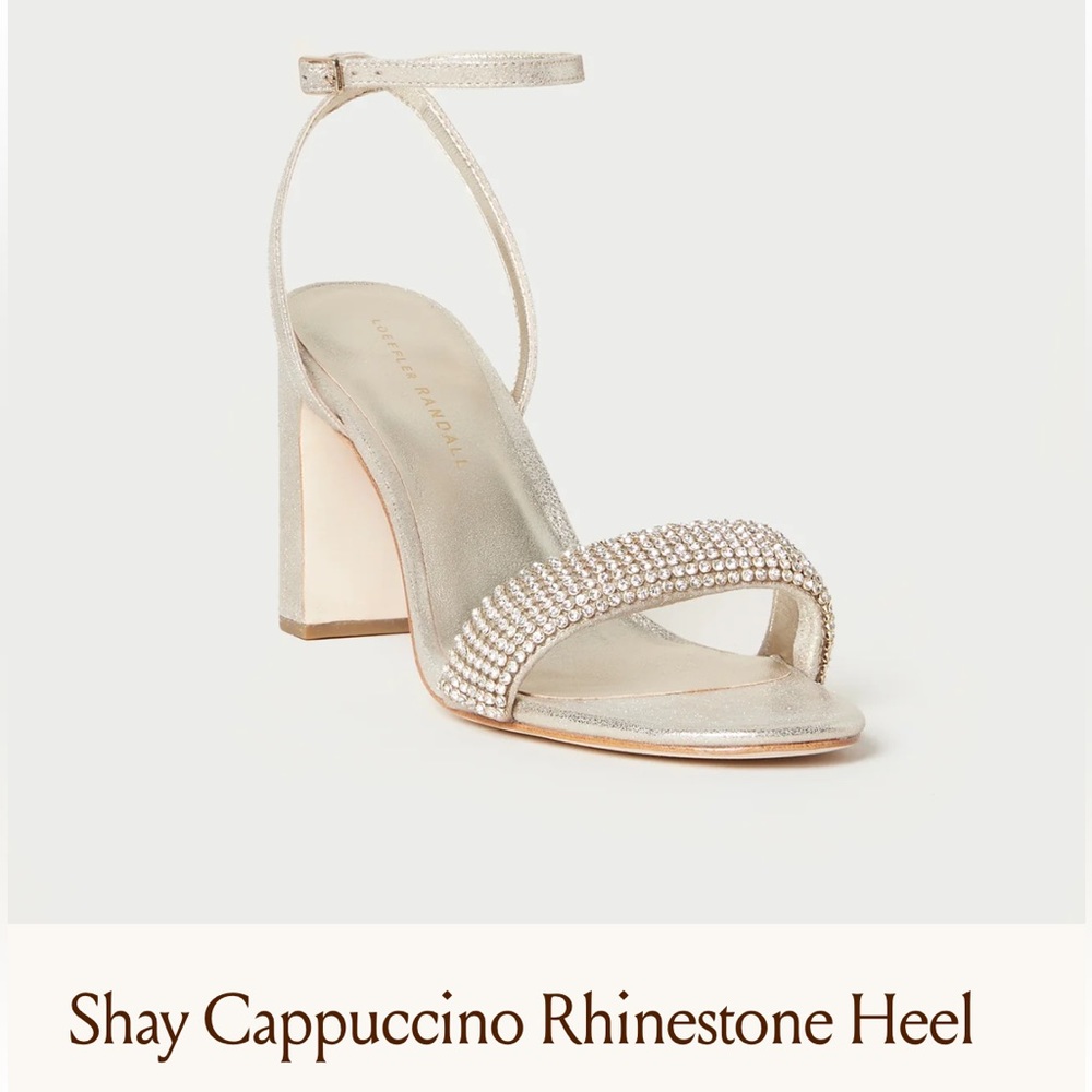 Loeffler Randall Shay Cappuccino Rhinestone Heel
